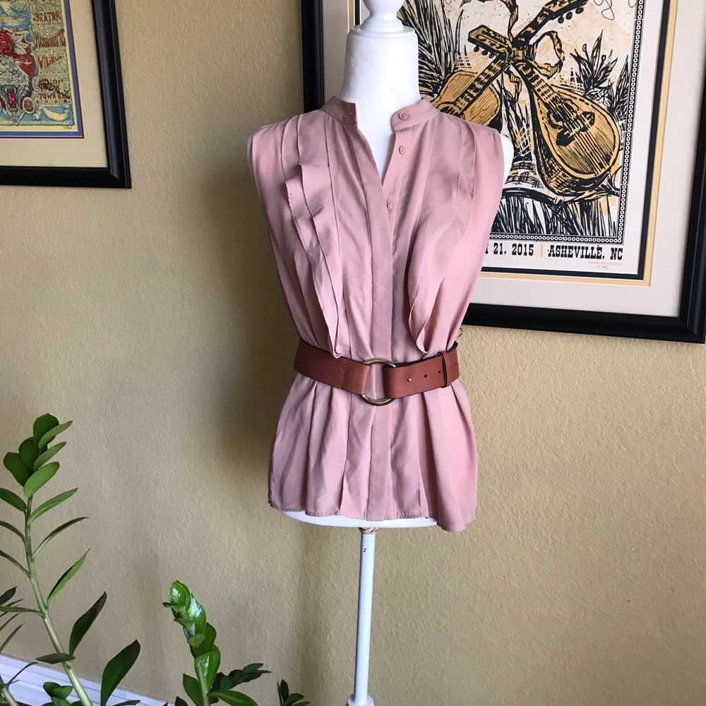 Ann Taylor Muted Pink Blouse